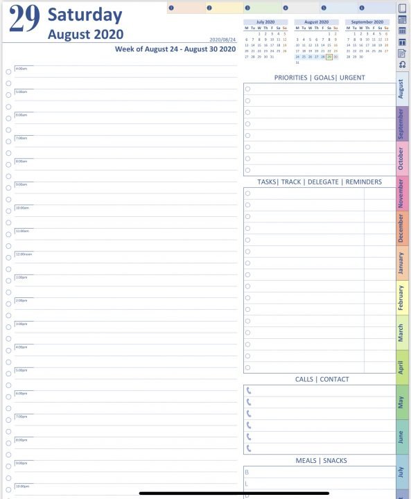 It is the cheapest and simplest planner on this list. This planner costs only $4 on Etsy. It's undated; you only ever need to buy it once. Paperless X