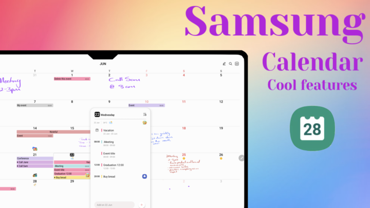 5 amazing features in Samsung Calendar to better organise your life