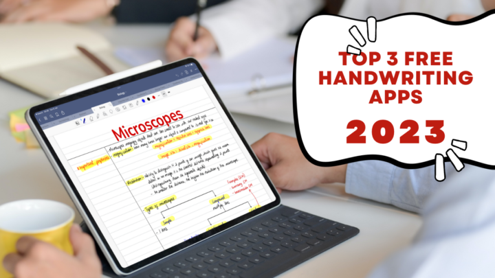 Top 3 best FREE handwriting apps for 2023