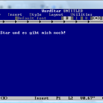 Screenshot WordStar 7