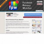 Facebook Privacy Watch - Firefox Addon