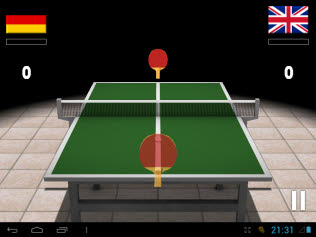 Virtual Table Tennis 3D