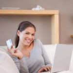 Auf der Couch im Internet surfen