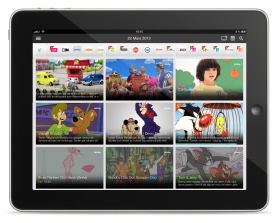Magine on iPad - Grid view