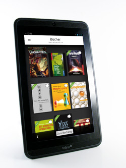Tolino Tab Bücherliste
