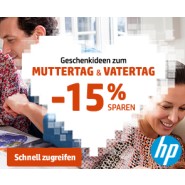 f15% sparen bei HP „Geschenkideen zum Mutter- und Vatertag im HP Store“