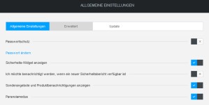 Bitdefender allgemeine Einstellungen