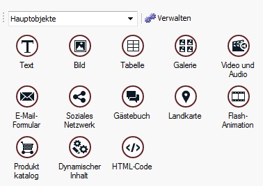 WebSite X5 - Module