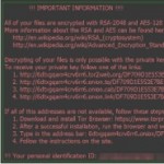 Trojaner Locky (Ransomware) verschlüsselt Dateien