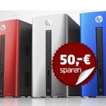 hp pavilion desktop pcs mit 50 euro gutschein