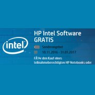 HP Intel Aktion : Gratis Software bis zu 440 Euro Wert