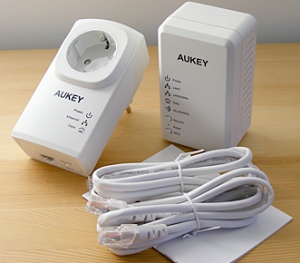 AUKEY Powerline 2.4 GHz Wlan Netzwerkadapter Set 