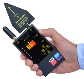 Detektor für Abhörgeräte und Kameras