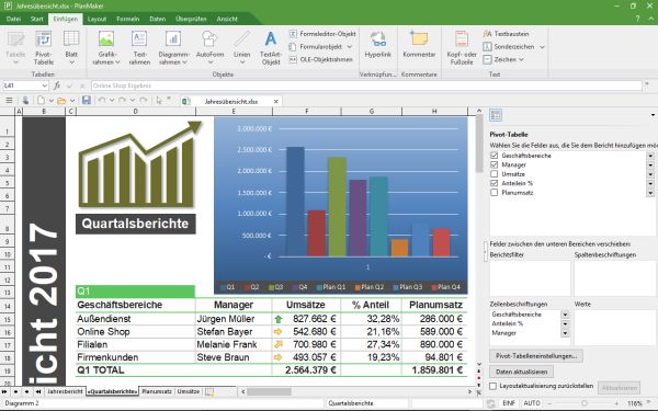 Softmaker Office 2018 - PlanMaker