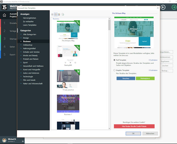 WebSite X5 Version 15 mit Update Protection