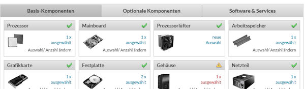 Alternate PC Konfigurator - eigenen PC selber zusammenstellen