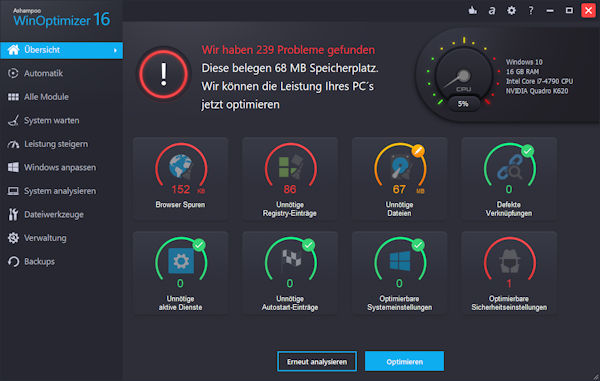 ashampoo winoptimizer version 16