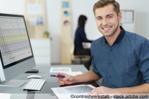 mitarbeiter im büro