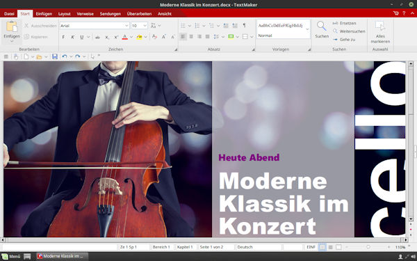 SoftMaker FreeOffice TextMaker unter Linux