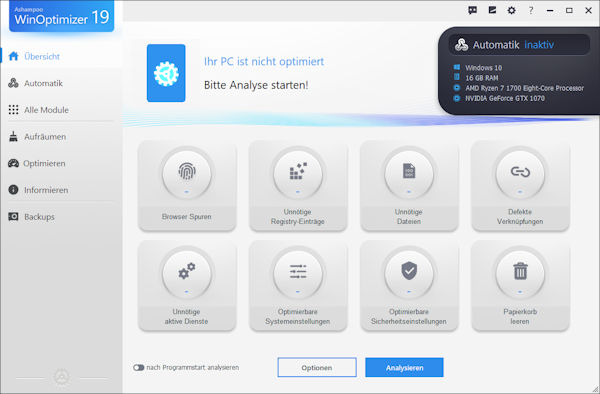 Ashampoo WinOptimizer 19