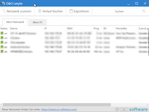 O&O - Lanytix - kostenlose Software zum Erkennen von Geräten im Netzwerk
