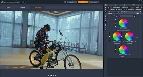 Pinnacle Studio 25 Ultimate Color Grading