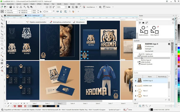 CorelDRAW 2021 Asset-Manager