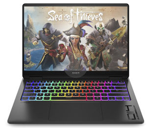 OMEN Transcend Laptop 14-fb0774ng mit Intel® Core™ Ultra 7 155H und 100% DCI-P3 OLED-Display