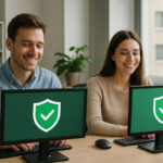 Büro Notebooks Internet Sicherheit