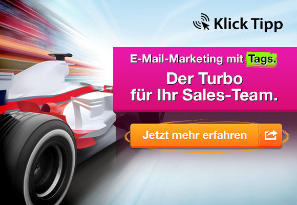 klick tipp turbo  für dein Sales Team